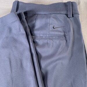 Nike Dri-FIT Golf Pants‎ Men's Gray Flat Front Stretch Performance Sz 36x31